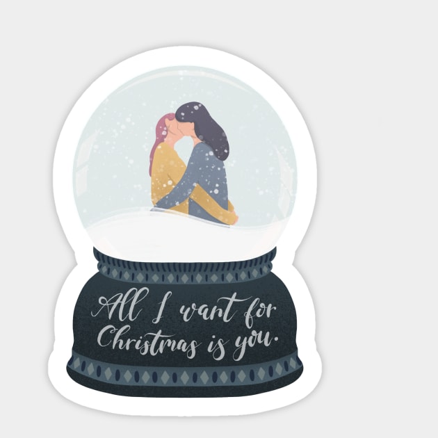 Christmas love Sticker by KlioStudio